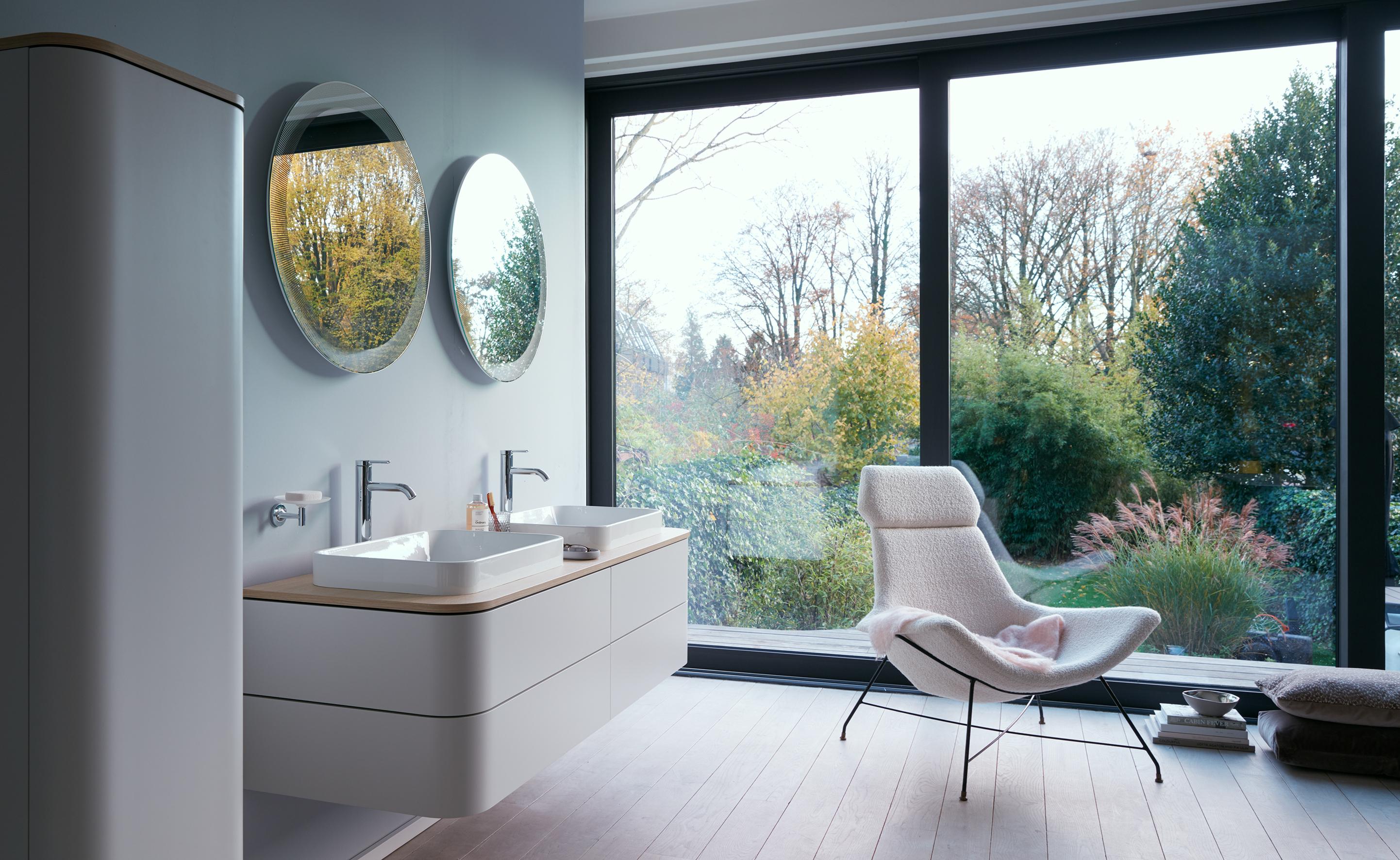 Happy D.2 Plus Waschplatz - Unterschiedliche Formen und Farben