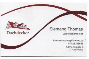 Dachdeckerbetrieb Siemang